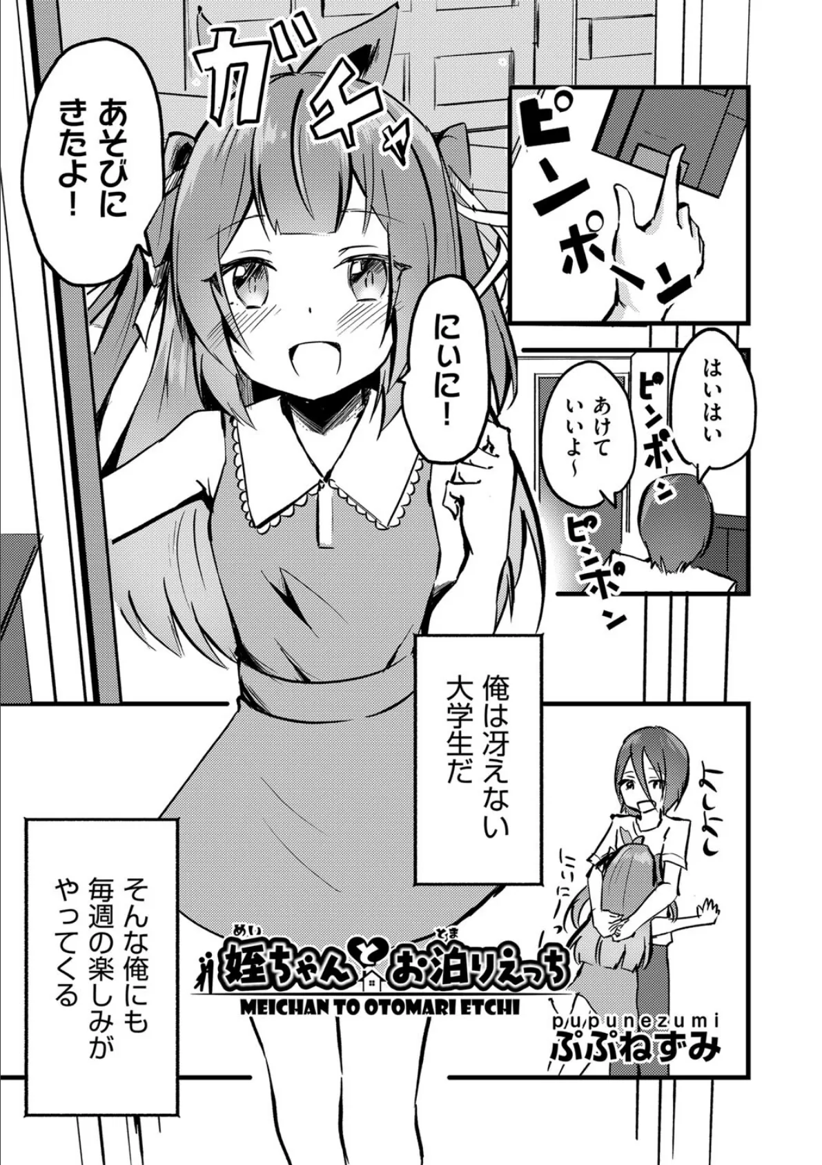 姪ちゃんとお泊りえっち 1ページ