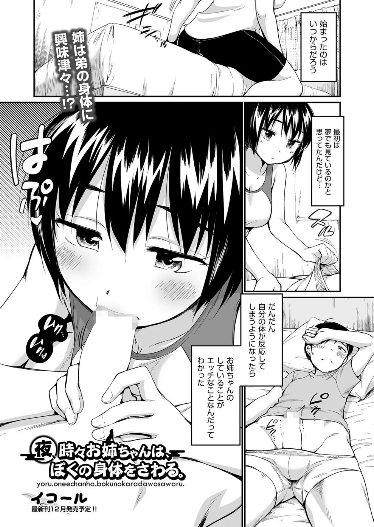 夜、時々お姉ちゃんは、ぼくの身体をさわる。 1ページ