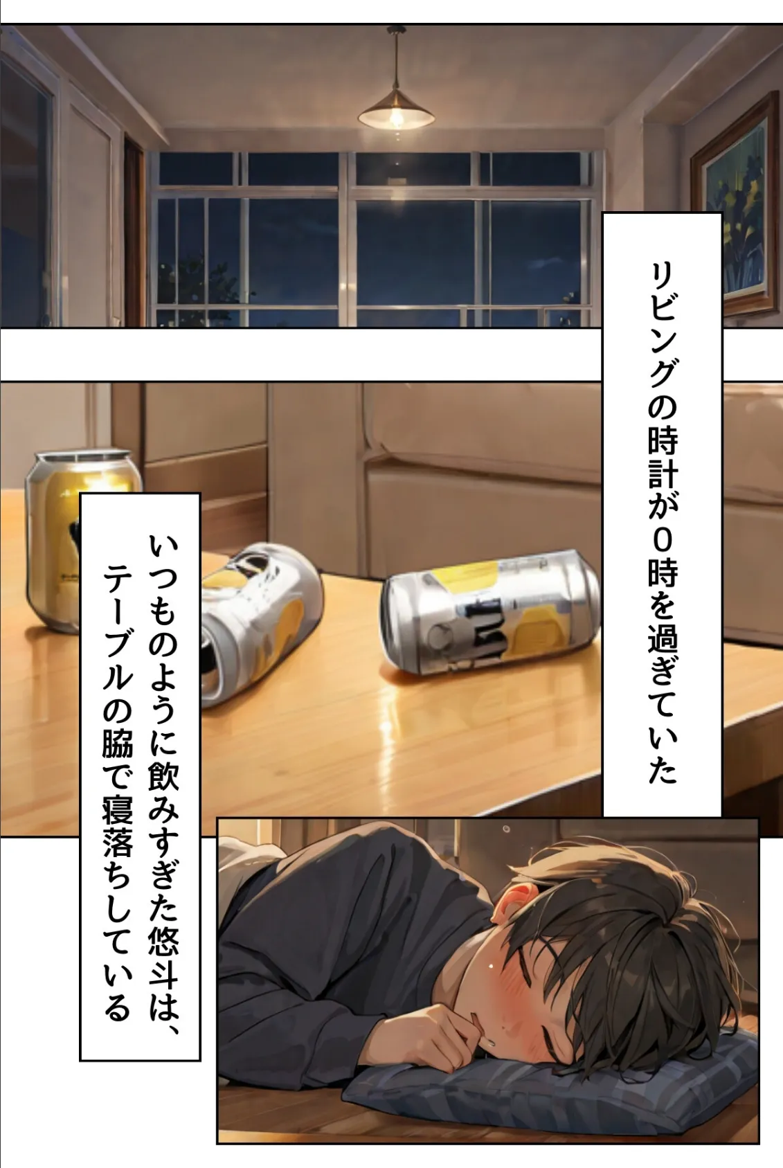 夫が隣で寝てるのに妻は〜親友の妻がオンナになるとき〜（フルカラー） 4ページ