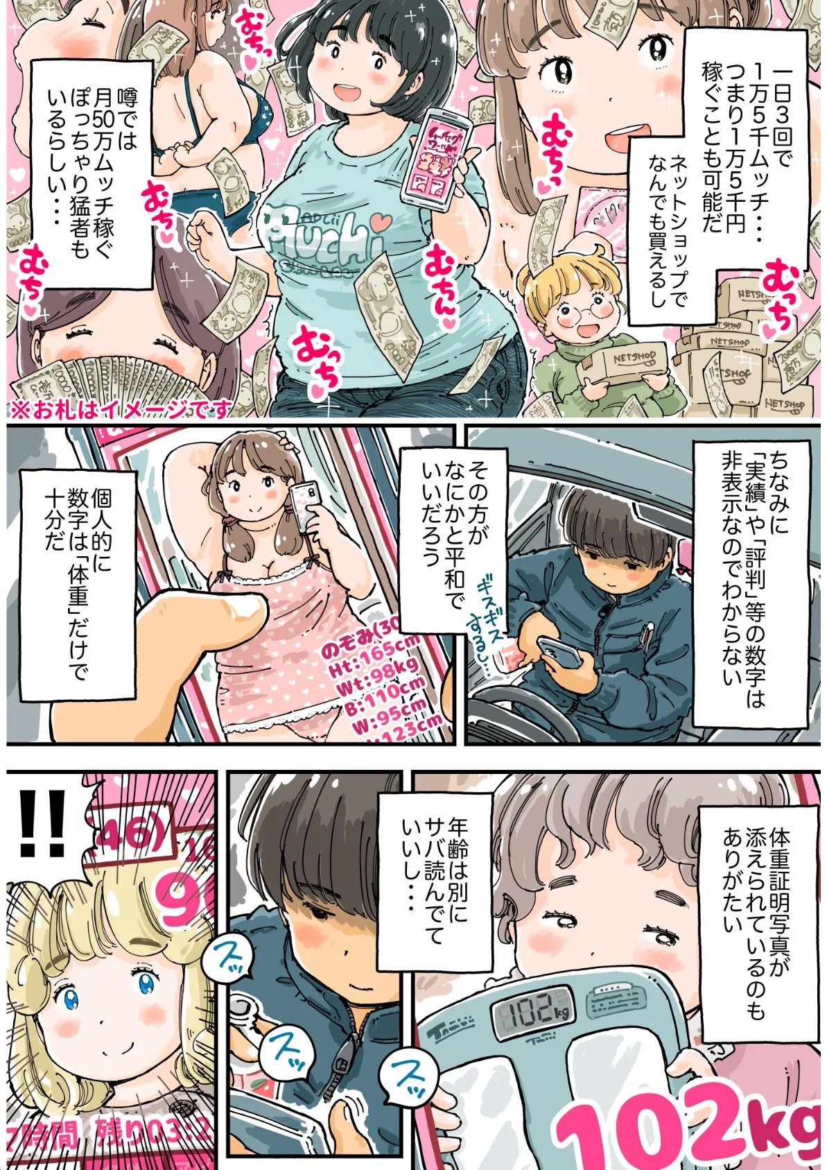ムッチングアプリ 〜ゆきっぺの思い出〜 《読み切り》 7ページ