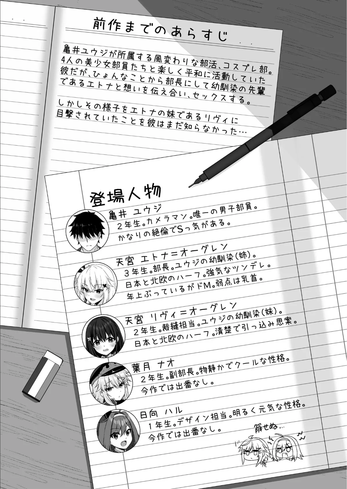 コスプレ部裏活動日誌 2巻 4ページ